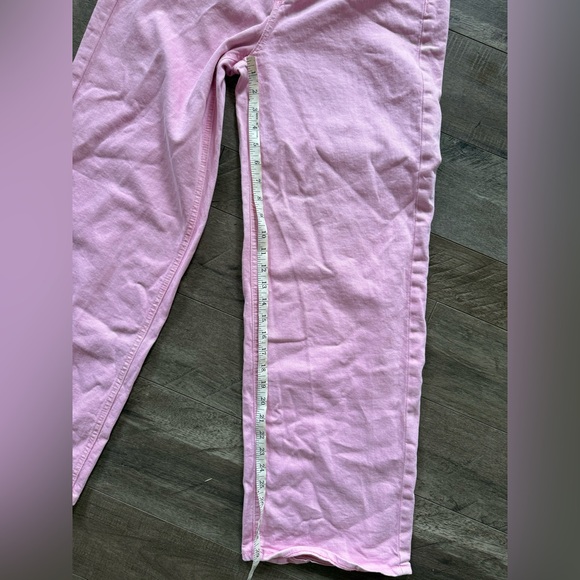 Old Navy Pink Wide Leg Women's Jeans | Extra High Rise | Size 8 - Picture 5 of 5